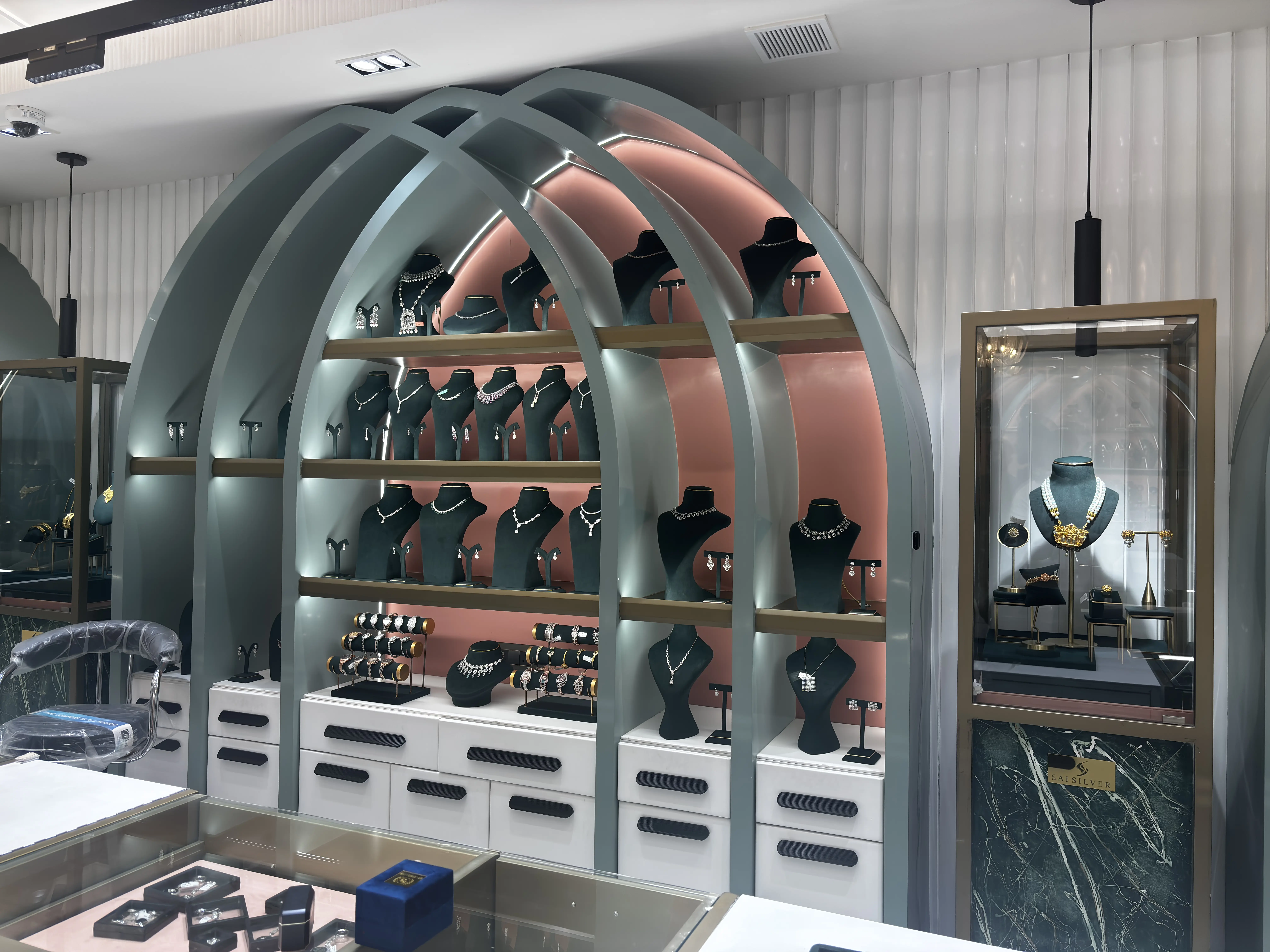 Bright and welcoming interior of the Ezahi showroom